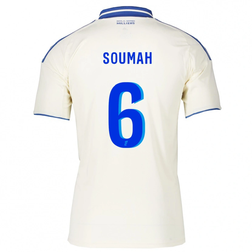Danxen Pánské Mohamed Soumah #6 Šampaňská Modrá Daleko Hráčské Dresy 2025/26 Dres