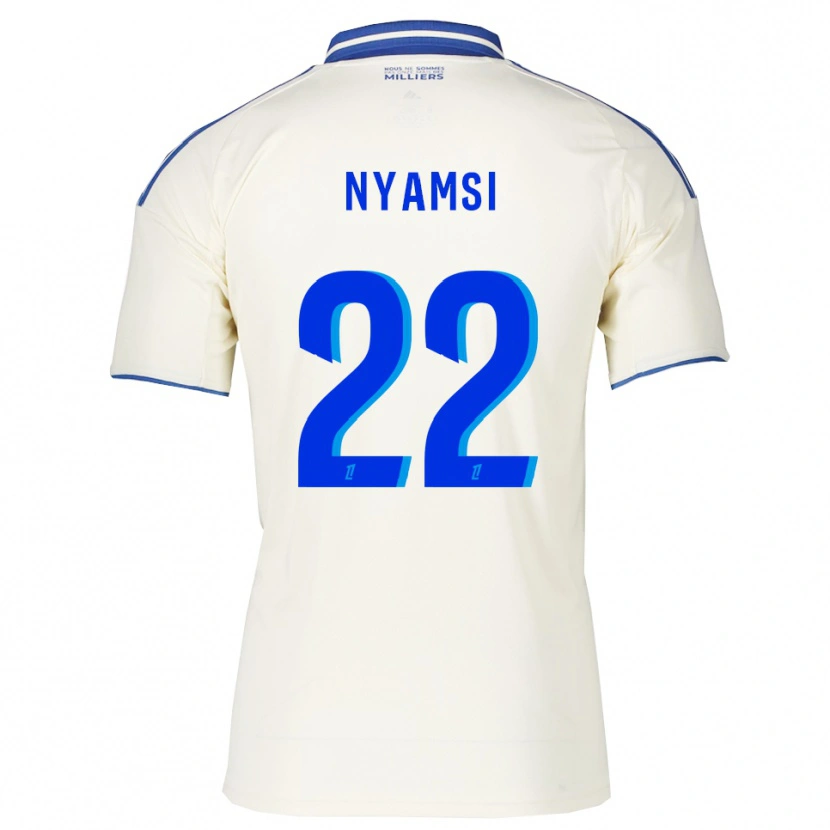 Danxen Pánské Gerzino Nyamsi #22 Šampaňská Modrá Daleko Hráčské Dresy 2025/26 Dres