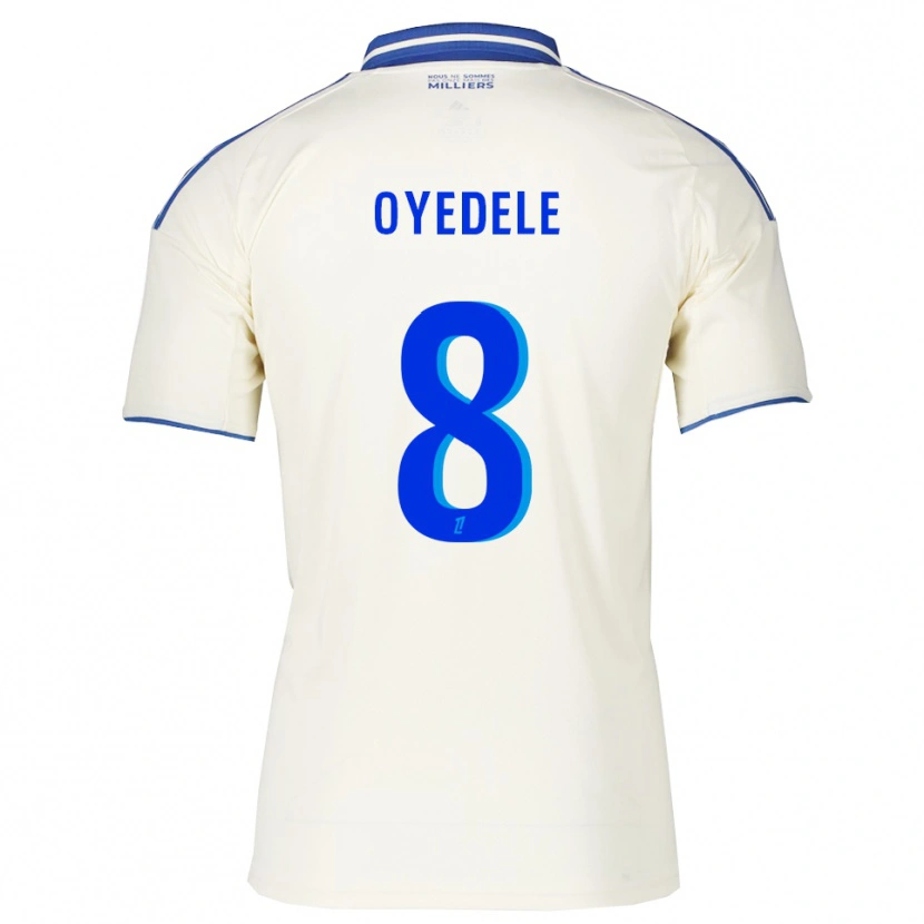 Danxen Pánské Maxi Oyedele #8 Šampaňská Modrá Daleko Hráčské Dresy 2025/26 Dres