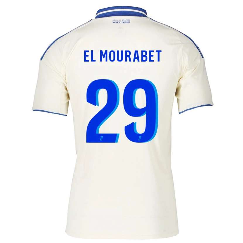 Danxen Pánské Samir El Mourabet #29 Šampaňská Modrá Daleko Hráčské Dresy 2025/26 Dres