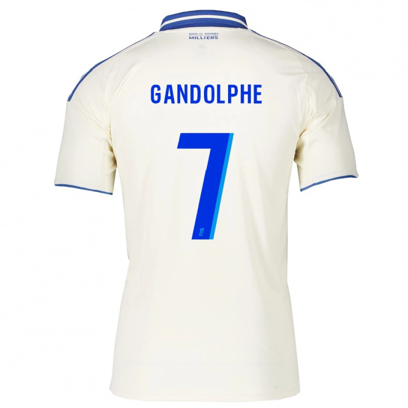 Danxen Pánské Adrien Gandolphe #7 Šampaňská Modrá Daleko Hráčské Dresy 2025/26 Dres