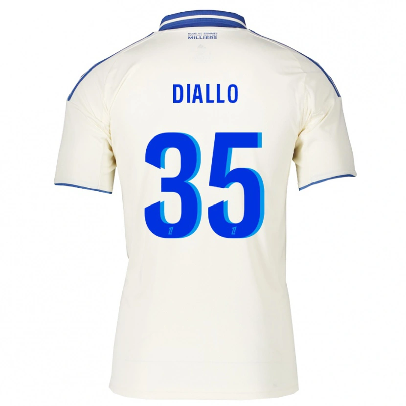 Danxen Pánské Tidiane Diallo #35 Šampaňská Modrá Daleko Hráčské Dresy 2025/26 Dres