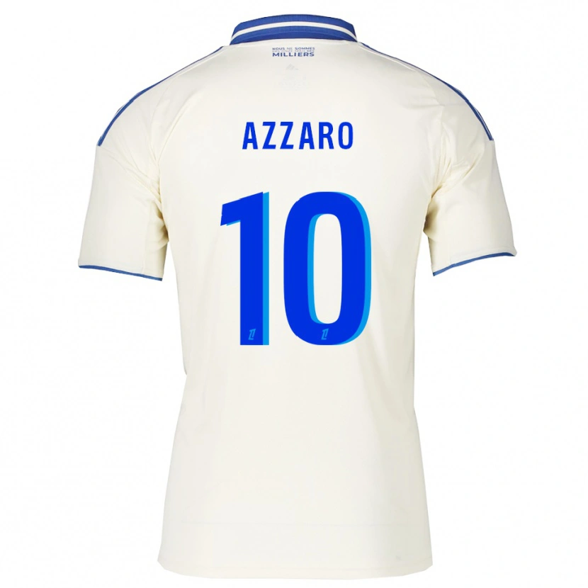 Danxen Pánské Lorena Azzaro #10 Šampaňská Modrá Daleko Hráčské Dresy 2025/26 Dres