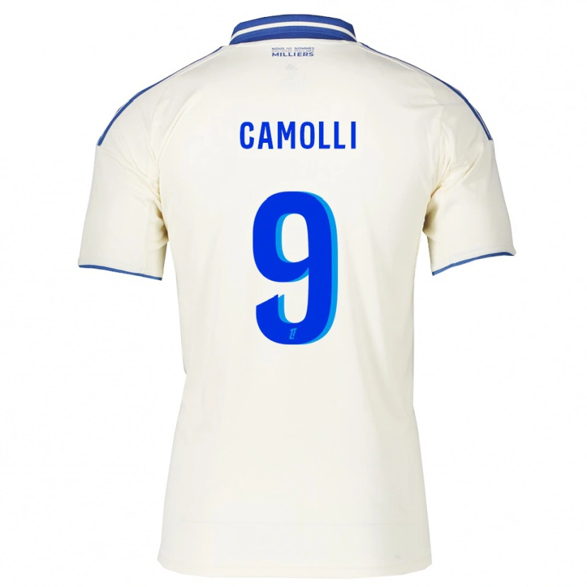 Danxen Pánské Benjamin Camolli #9 Šampaňská Modrá Daleko Hráčské Dresy 2025/26 Dres