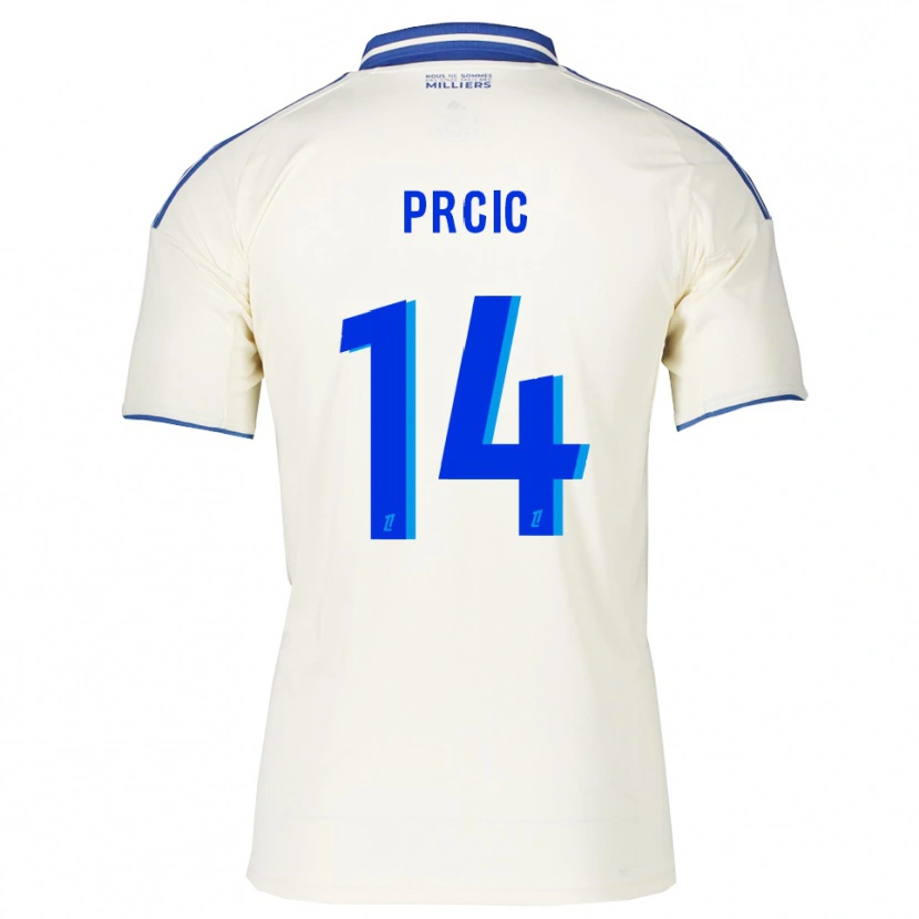 Danxen Pánské Sanjin Prcic #14 Šampaňská Modrá Daleko Hráčské Dresy 2025/26 Dres