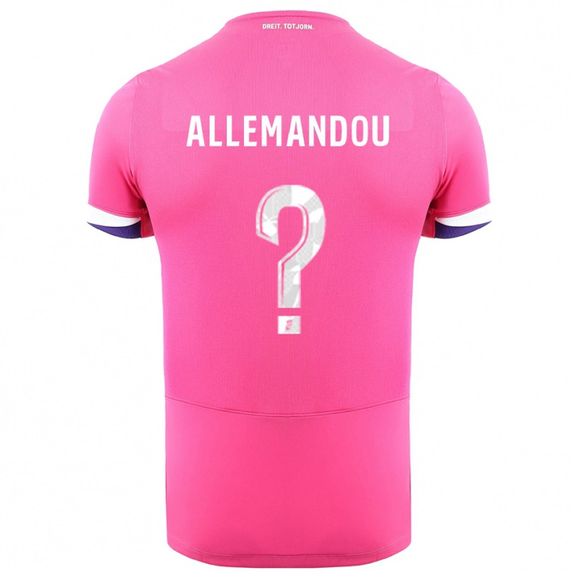 Danxen Pánské Teddy Allemandou #0 Růžová Bílá Daleko Hráčské Dresy 2025/26 Dres