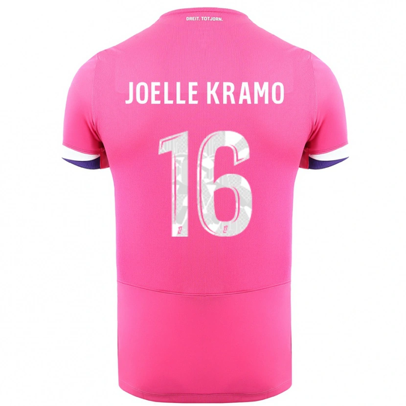 Danxen Pánské Marie Joelle Kramo #16 Růžová Bílá Daleko Hráčské Dresy 2025/26 Dres