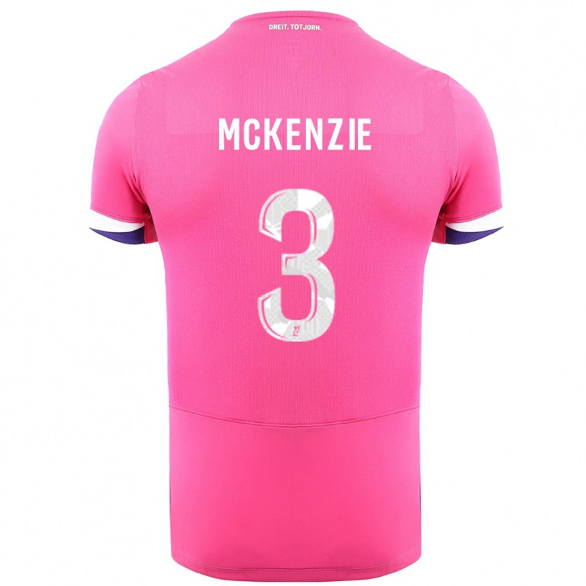 Danxen Pánské Mark Mckenzie #3 Růžová Bílá Daleko Hráčské Dresy 2025/26 Dres