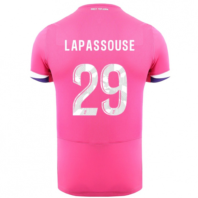 Danxen Pánské Louna Lapassouse #29 Růžová Bílá Daleko Hráčské Dresy 2025/26 Dres