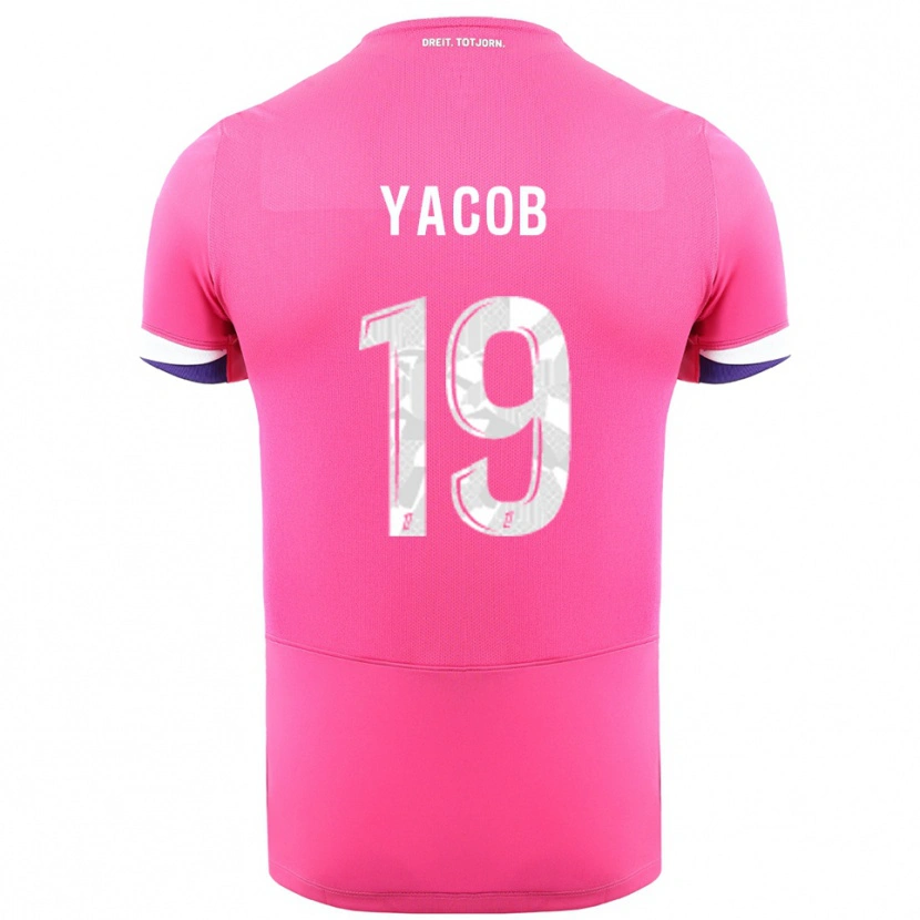 Danxen Pánské Ilana Yacob #19 Růžová Bílá Daleko Hráčské Dresy 2025/26 Dres