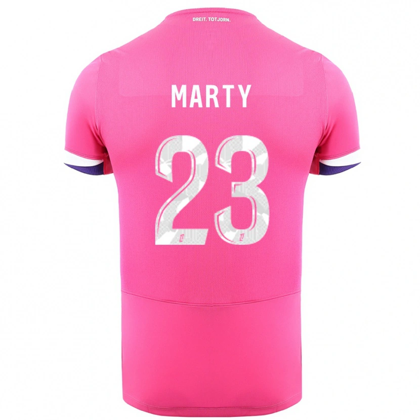 Danxen Pánské Chloé Marty #23 Růžová Bílá Daleko Hráčské Dresy 2025/26 Dres