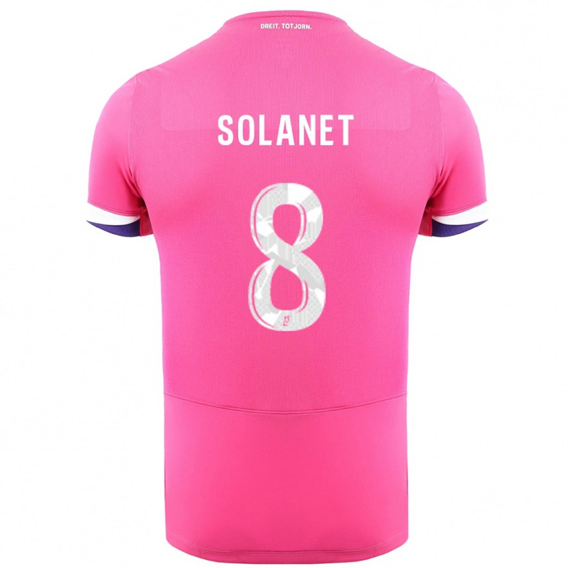 Danxen Pánské Tatiana Solanet #8 Růžová Bílá Daleko Hráčské Dresy 2025/26 Dres