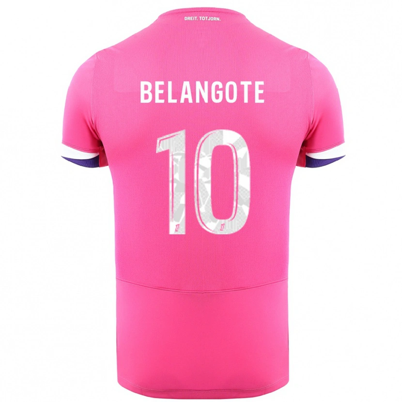 Danxen Pánské Aël Belangote #10 Růžová Bílá Daleko Hráčské Dresy 2025/26 Dres