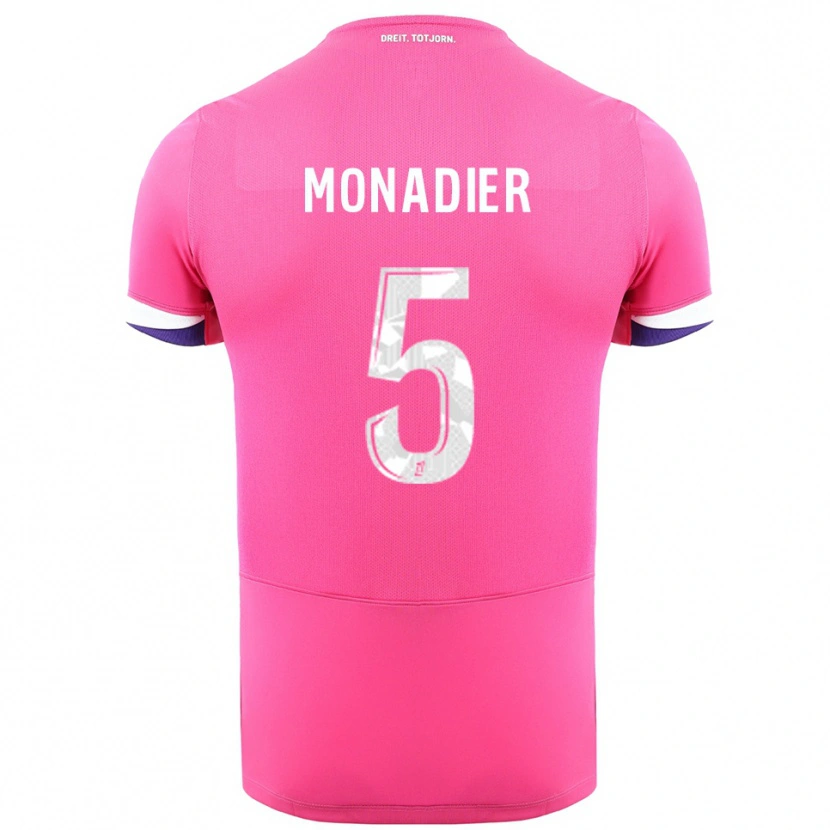 Danxen Pánské Pauline Monadier #5 Růžová Bílá Daleko Hráčské Dresy 2025/26 Dres