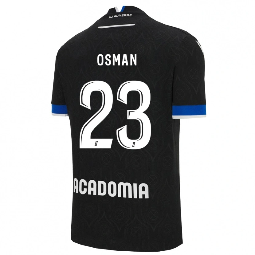 Danxen Pánské Ibrahim Osman #23 Černá Bílá Daleko Hráčské Dresy 2025/26 Dres