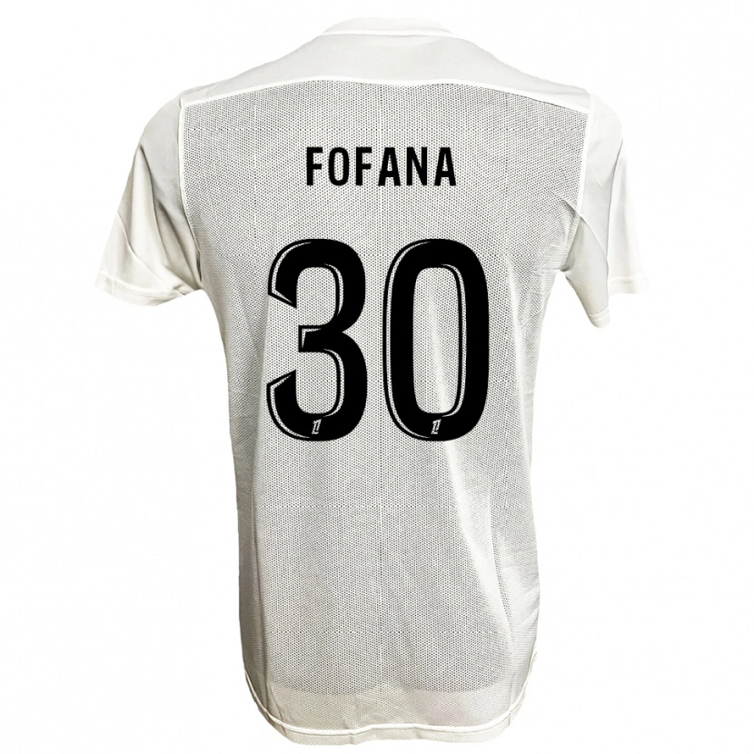 Danxen Pánské Yahia Fofana #30 Černá Bílá Daleko Hráčské Dresy 2025/26 Dres
