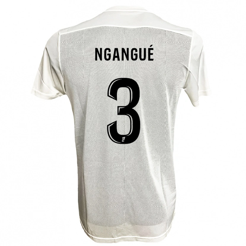 Danxen Pánské Maurice Ngangué #3 Černá Bílá Daleko Hráčské Dresy 2025/26 Dres