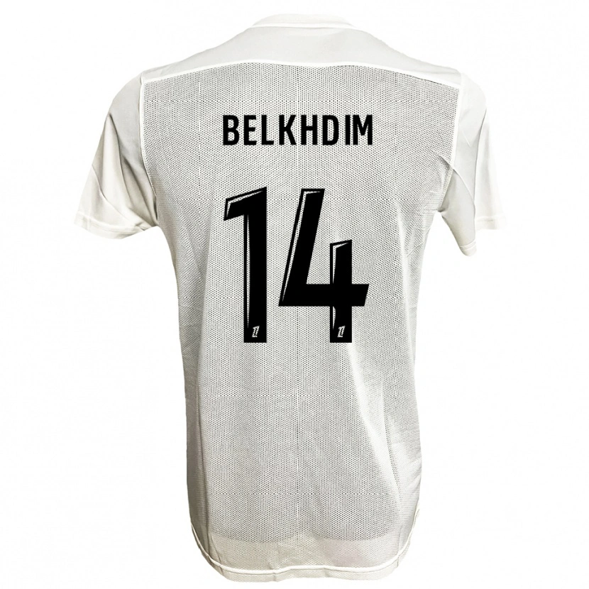 Danxen Pánské Yassin Belkhdim #14 Černá Bílá Daleko Hráčské Dresy 2025/26 Dres