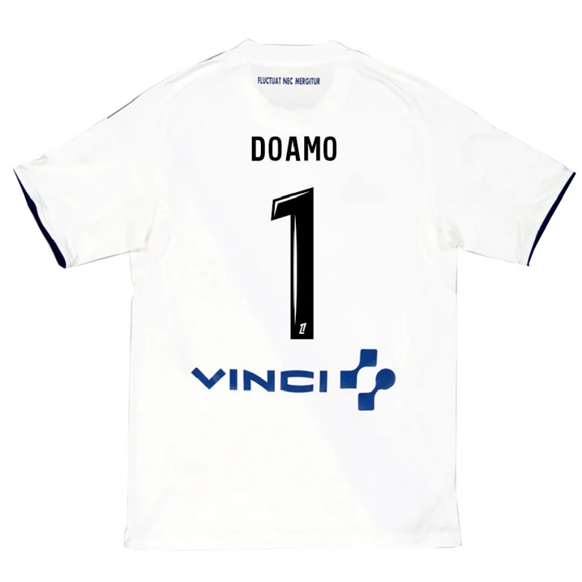 Danxen Pánské Isaac Doamo #1 Bílá Modrá Daleko Hráčské Dresy 2025/26 Dres