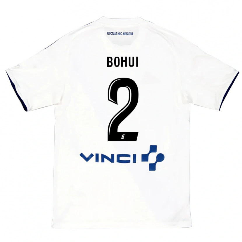 Danxen Pánské Isaiah Bohui #2 Bílá Modrá Daleko Hráčské Dresy 2025/26 Dres