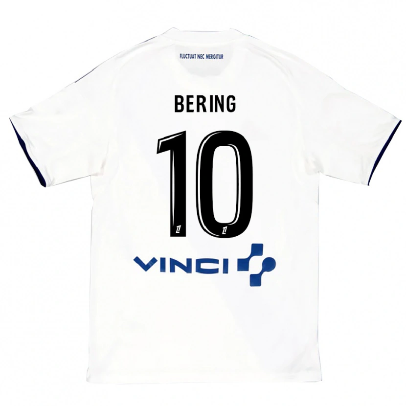 Danxen Pánské Aymerick Bering #10 Bílá Modrá Daleko Hráčské Dresy 2025/26 Dres