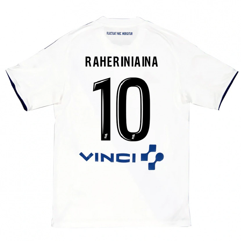 Danxen Pánské El Hadary Raheriniaina #10 Bílá Modrá Daleko Hráčské Dresy 2025/26 Dres