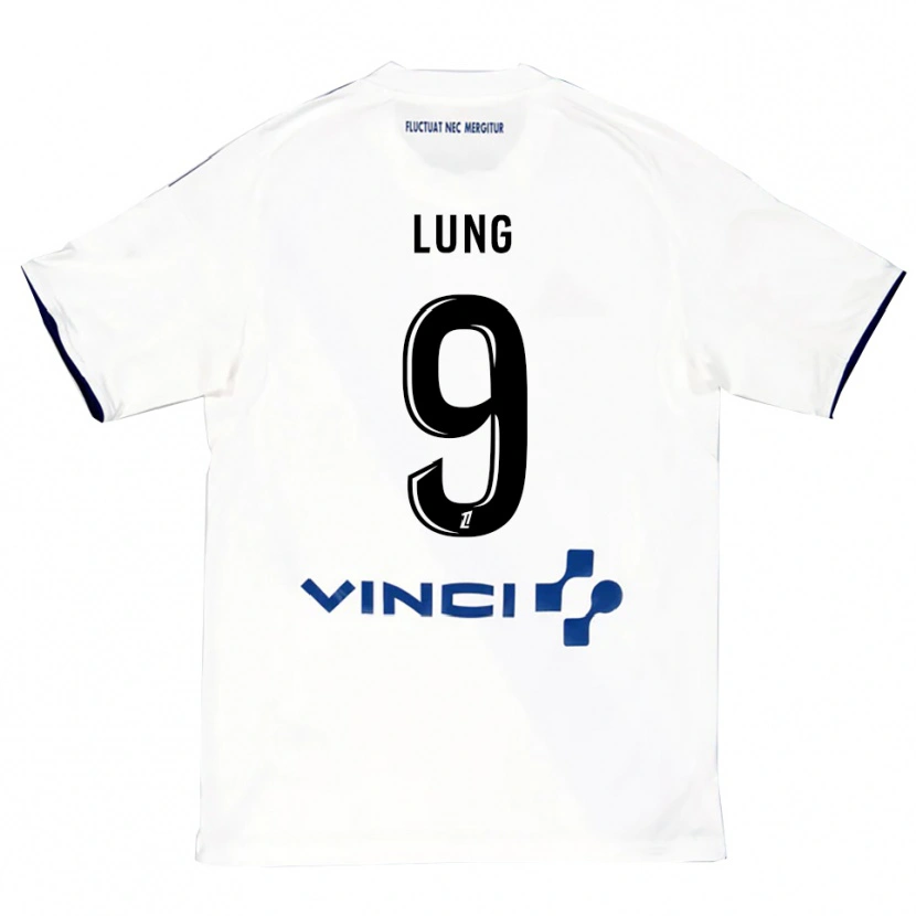 Danxen Pánské Nelson Lung #9 Bílá Modrá Daleko Hráčské Dresy 2025/26 Dres