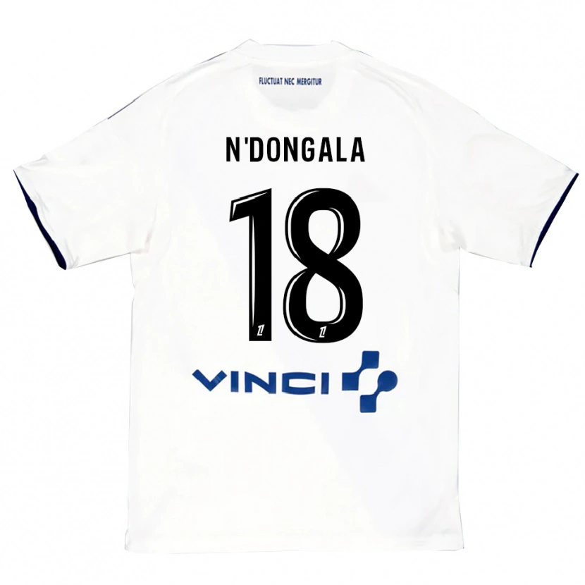 Danxen Pánské Melween N'dongala #18 Bílá Modrá Daleko Hráčské Dresy 2025/26 Dres
