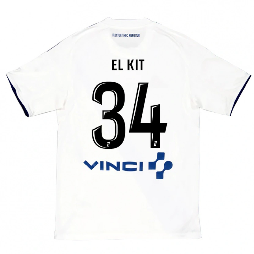 Danxen Pánské Kamil El Kit #34 Bílá Modrá Daleko Hráčské Dresy 2025/26 Dres