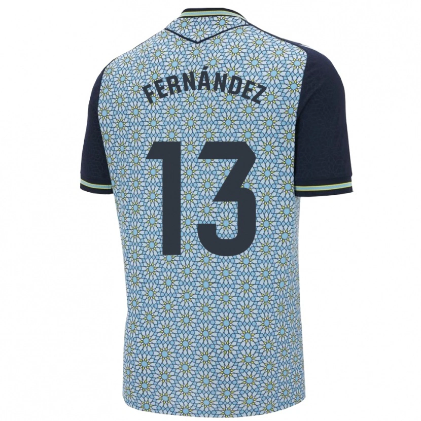 Danxen Pánské Andrés Fernández #13 Modrá Tmavě Modrá Daleko Hráčské Dresy 2025/26 Dres