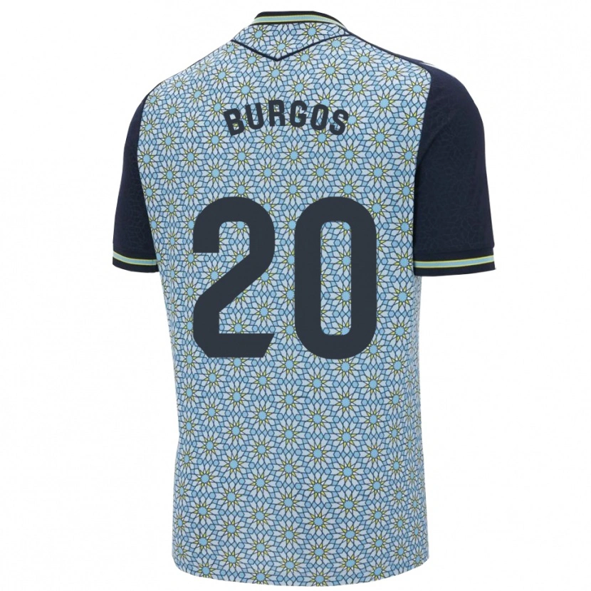 Danxen Pánské Iker Burgos #20 Modrá Tmavě Modrá Daleko Hráčské Dresy 2025/26 Dres