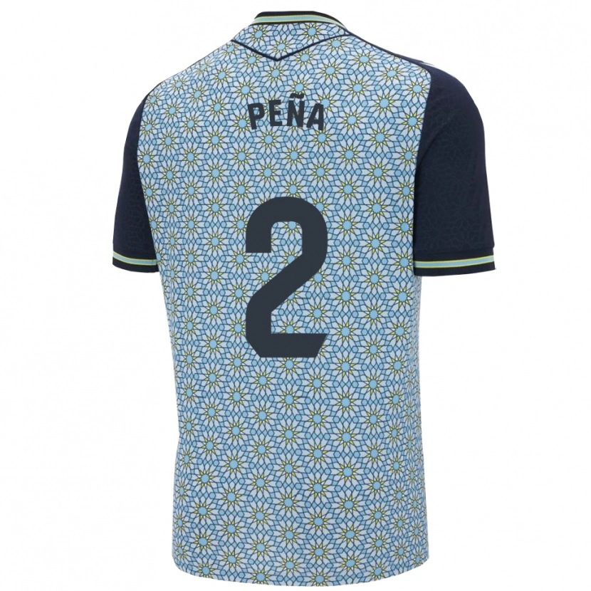Danxen Pánské Miguel Peña #2 Modrá Tmavě Modrá Daleko Hráčské Dresy 2025/26 Dres