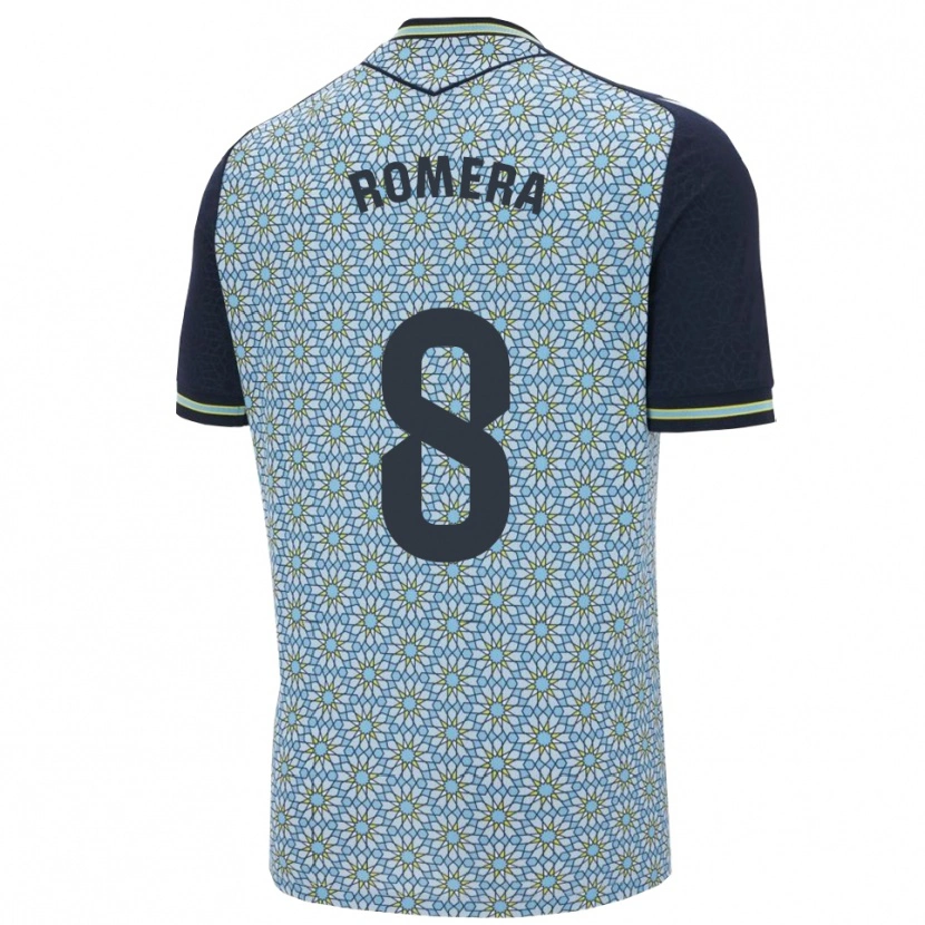 Danxen Pánské Miguel Romera #8 Modrá Tmavě Modrá Daleko Hráčské Dresy 2025/26 Dres