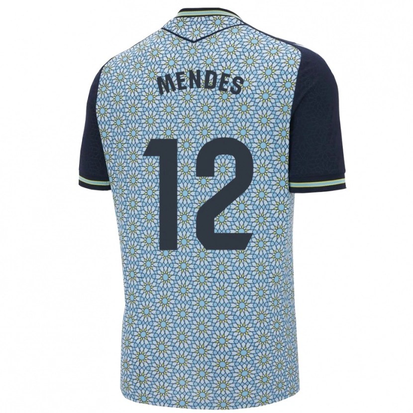 Danxen Pánské Alex Mendes #12 Modrá Tmavě Modrá Daleko Hráčské Dresy 2025/26 Dres