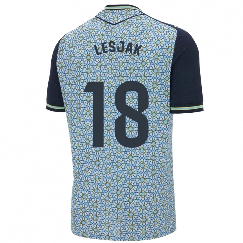 Danxen Pánské Viktor Lesjak #18 Modrá Tmavě Modrá Daleko Hráčské Dresy 2025/26 Dres