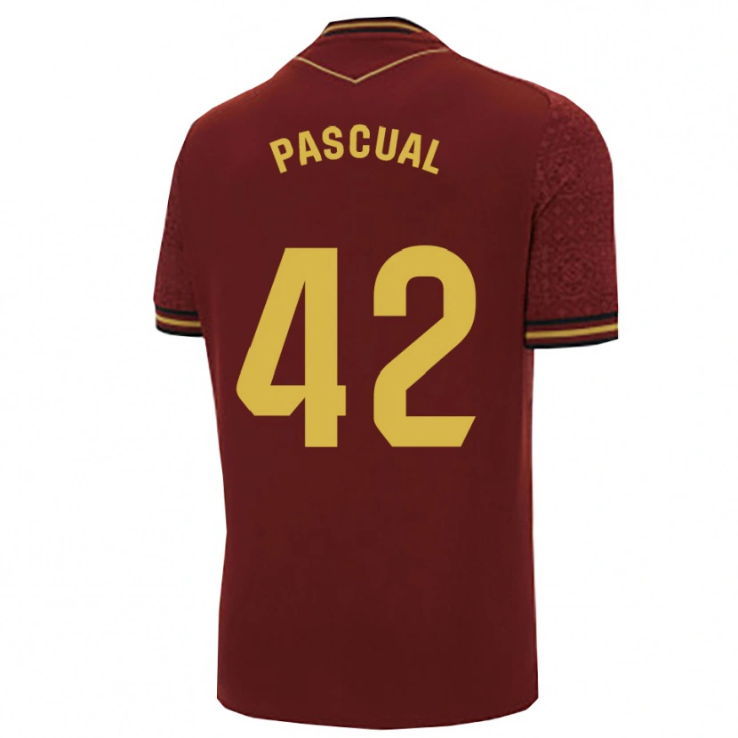 Danxen Pánské García Pascual #42 Burgundská Zlatá Daleko Hráčské Dresy 2025/26 Dres