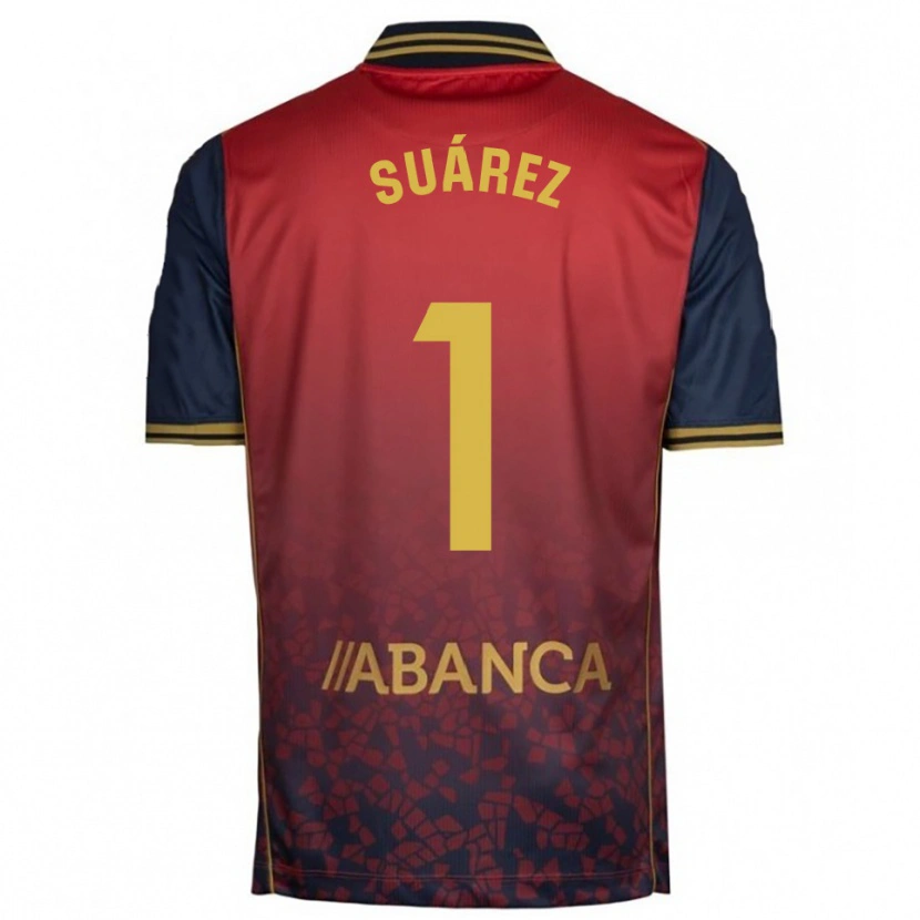Danxen Pánské Brais Suárez #1 Červená Tmavě Modrá Daleko Hráčské Dresy 2025/26 Dres