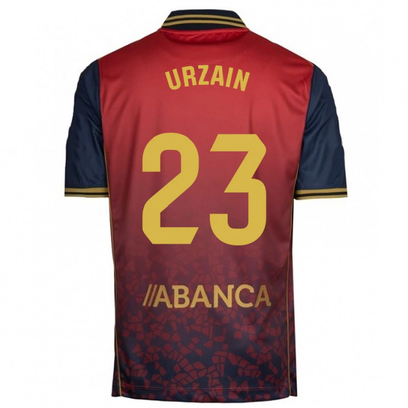 Danxen Pánské Fabián Urzain #23 Červená Tmavě Modrá Daleko Hráčské Dresy 2025/26 Dres