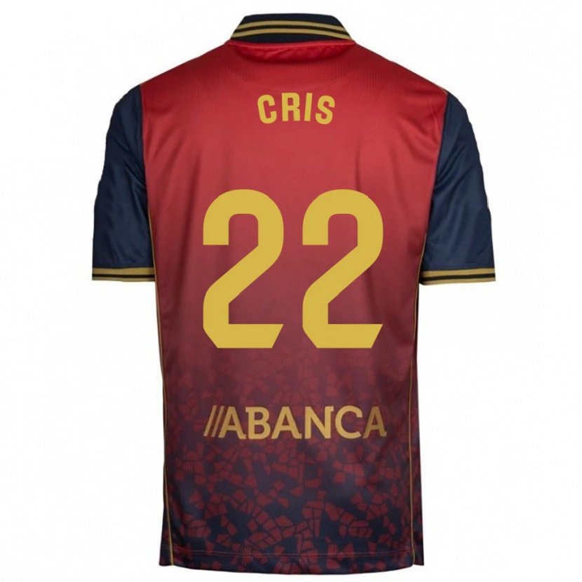 Danxen Pánské Cris Martínez #22 Červená Tmavě Modrá Daleko Hráčské Dresy 2025/26 Dres