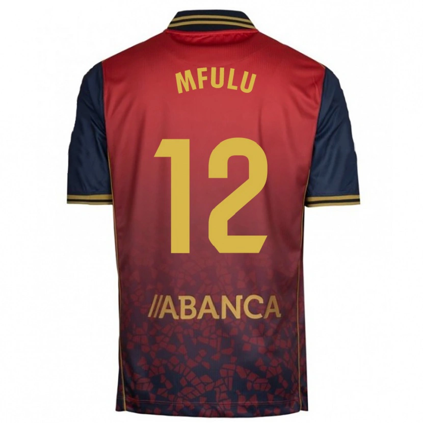 Danxen Pánské Nuke Mfulu #12 Červená Tmavě Modrá Daleko Hráčské Dresy 2025/26 Dres
