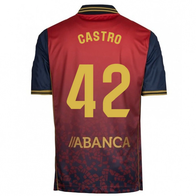 Danxen Pánské Lucas Castro #42 Červená Tmavě Modrá Daleko Hráčské Dresy 2025/26 Dres