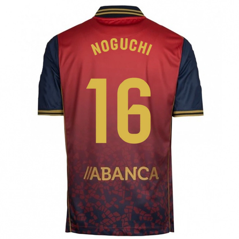 Danxen Pánské Ayaka Noguchi #16 Červená Tmavě Modrá Daleko Hráčské Dresy 2025/26 Dres