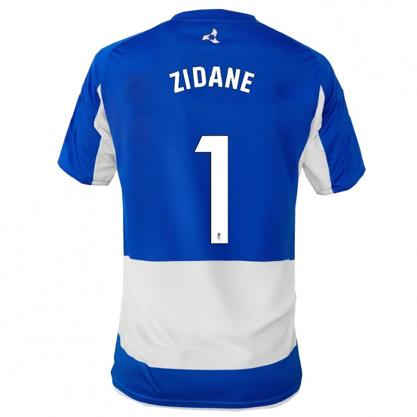 Danxen Pánské Luca Zidane #1 Modrá Bílá Daleko Hráčské Dresy 2025/26 Dres