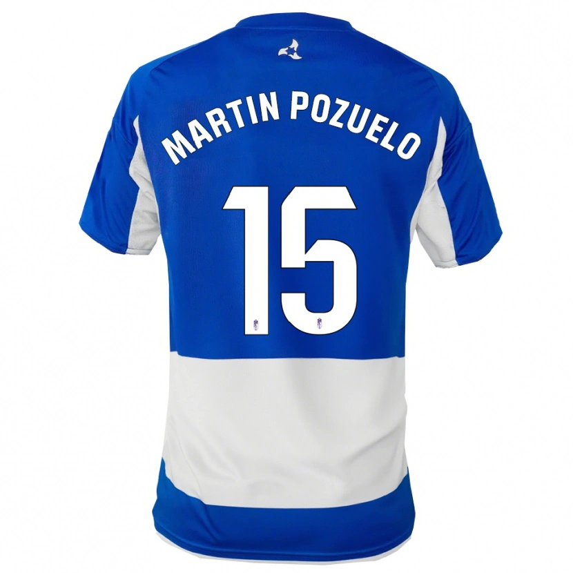 Danxen Pánské Esther Martin-Pozuelo #15 Modrá Bílá Daleko Hráčské Dresy 2025/26 Dres
