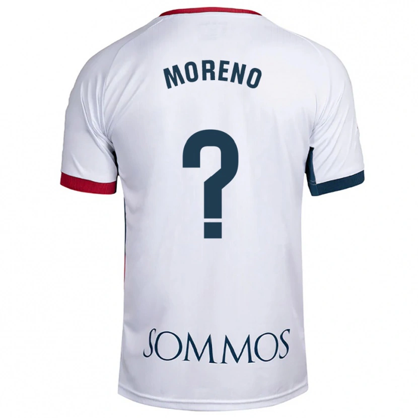 Danxen Pánské Eloy Moreno #0 Bílá Červená Daleko Hráčské Dresy 2025/26 Dres