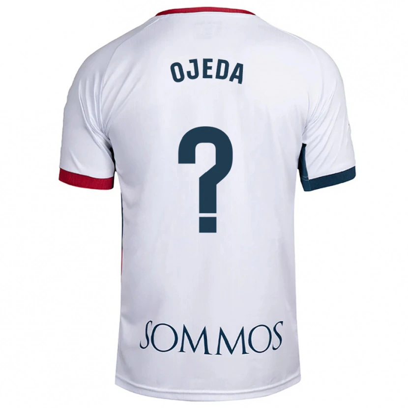 Danxen Pánské Raúl Ojeda #0 Bílá Červená Daleko Hráčské Dresy 2025/26 Dres
