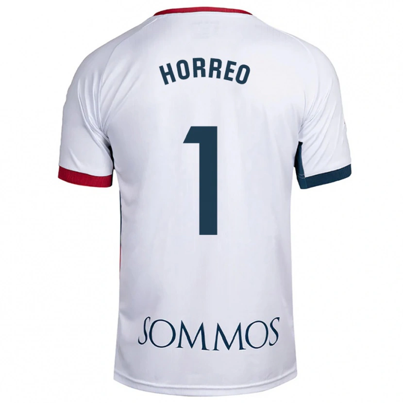 Danxen Pánské Berto Hórreo #1 Bílá Červená Daleko Hráčské Dresy 2025/26 Dres