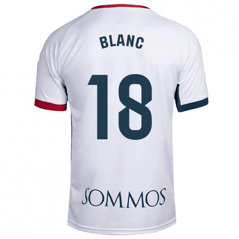 Danxen Pánské Laia Blanc #18 Bílá Červená Daleko Hráčské Dresy 2025/26 Dres