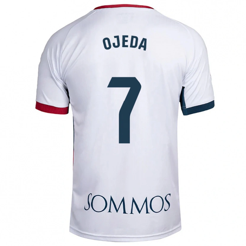 Danxen Pánské Dani Ojeda #7 Bílá Červená Daleko Hráčské Dresy 2025/26 Dres