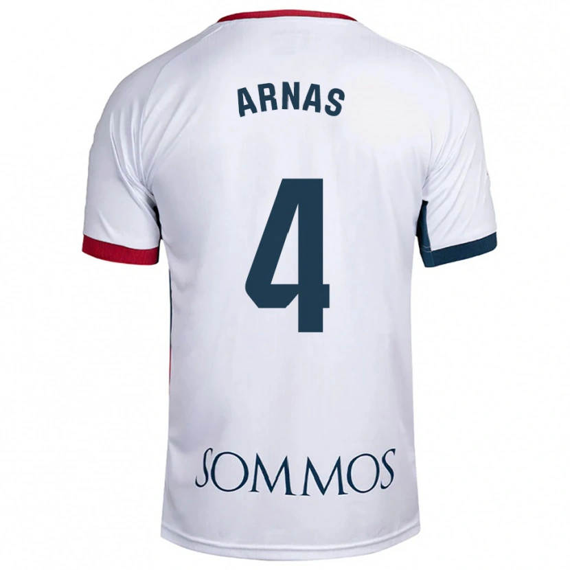 Danxen Pánské Iris Arnas #4 Bílá Červená Daleko Hráčské Dresy 2025/26 Dres